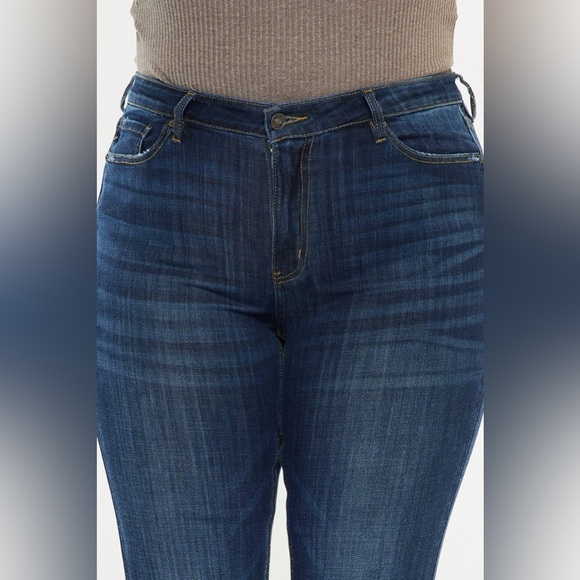 Kancan Full Size Mid Rise Flare Jeans - Picture 10 of 14